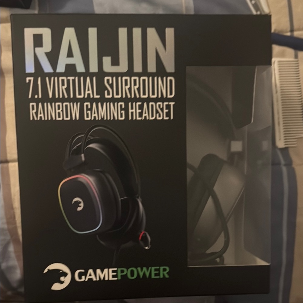 Rainbow Gaming Headset with 7.1 Surround Sound